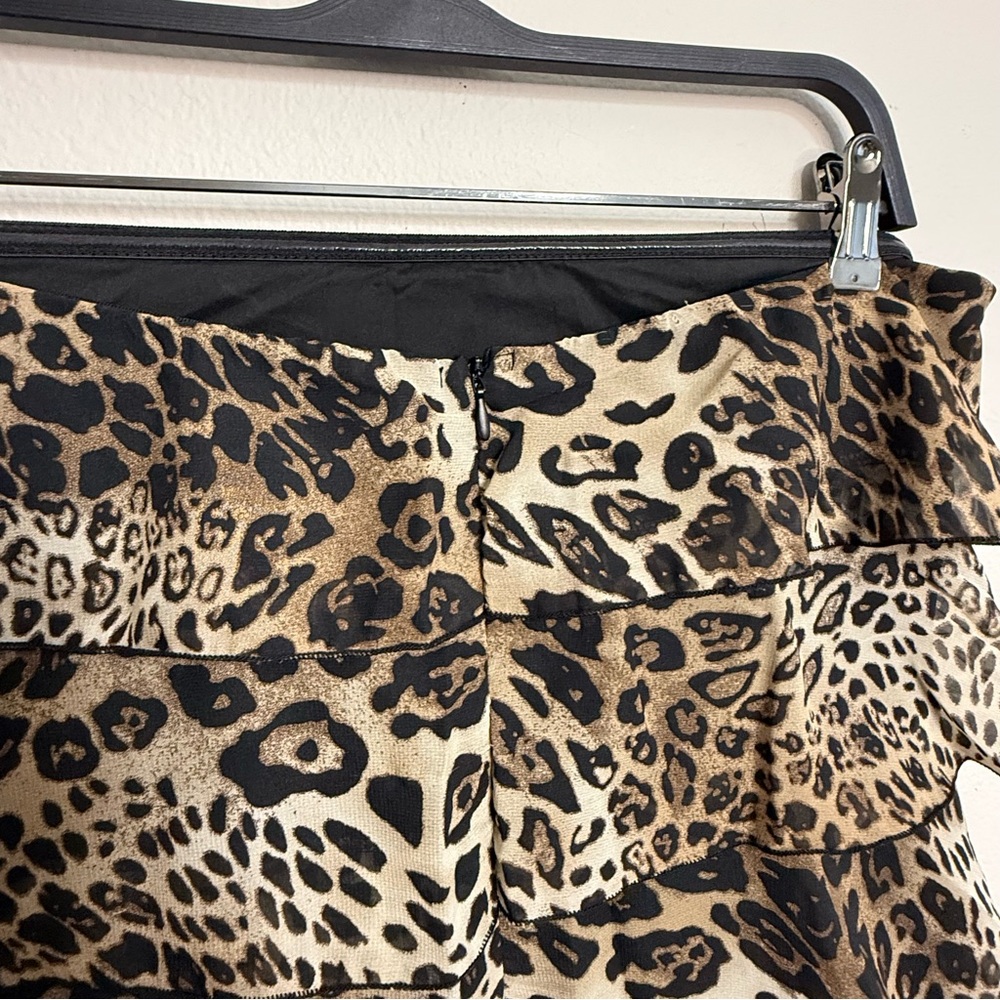 Leopard Ruffle Strapless Dress - Picture 3 of 4